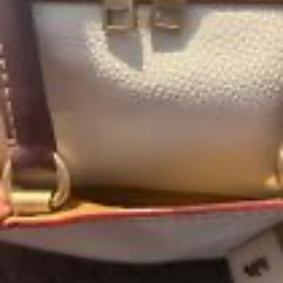 EUC Coach 1941 Rogue Satchel Pebble Leather Chalk/Brass - Picture 8 of 16